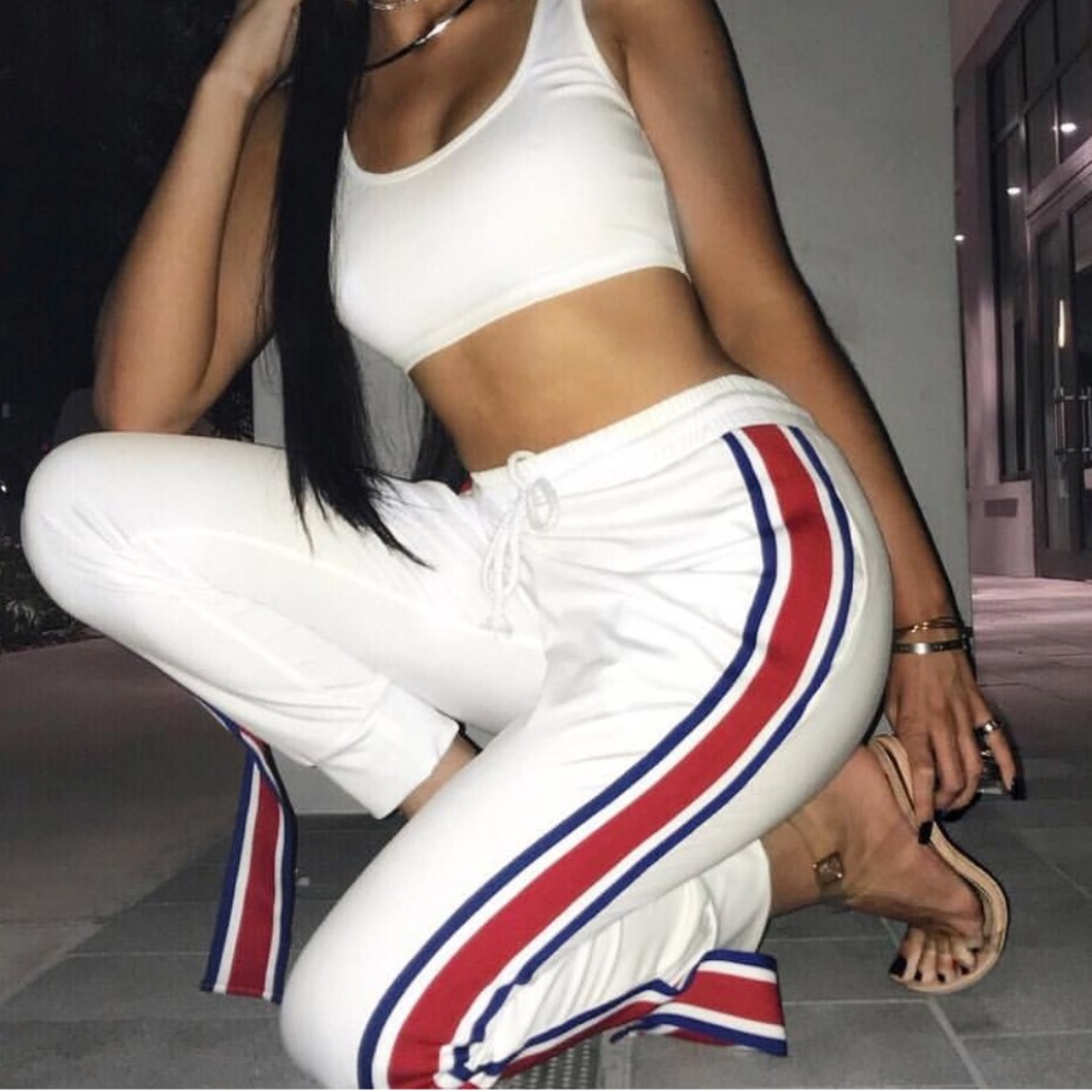White Joggers